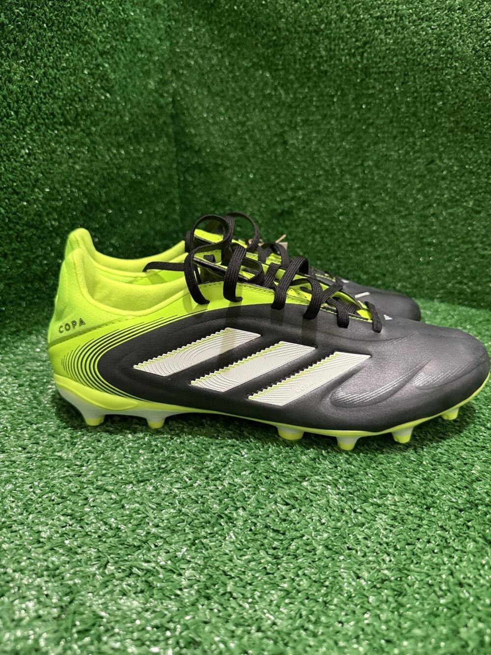 Size 9 - adidas Copa Pure 3 League FG MG Black and Green
